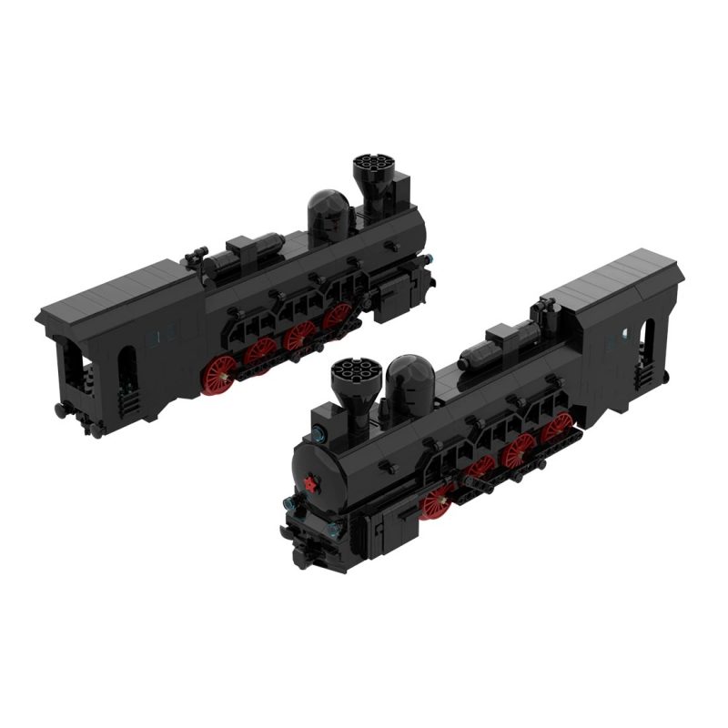 MOCBRICKLAND MOC-89538 Soviet Armored Train With Scene