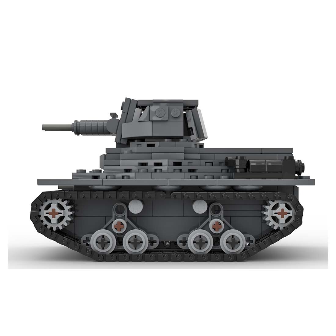 American Mtls 1g14 Light Tank Moc 89516 4