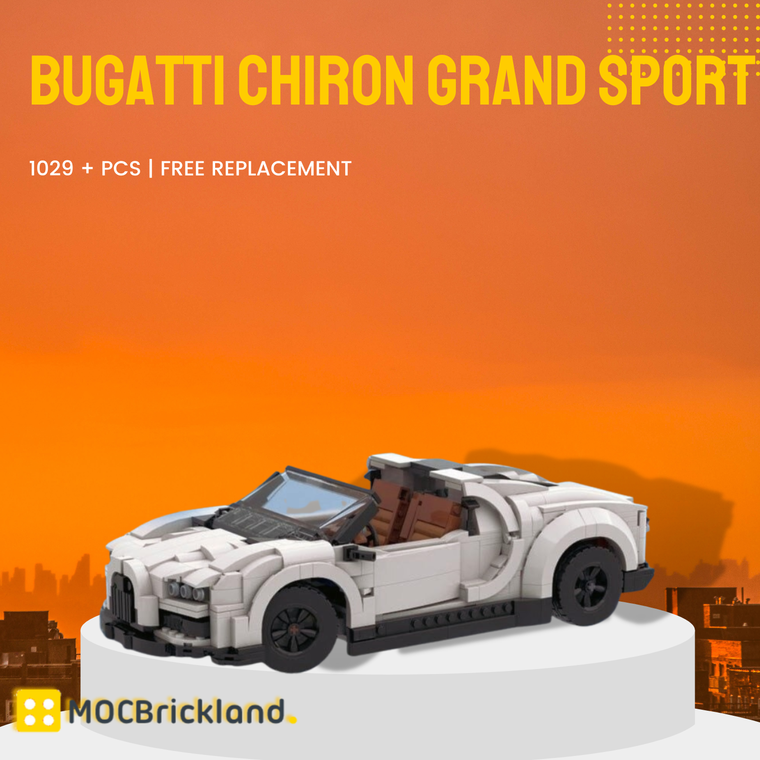 MOCBRICKLAND MOC-104743 Bugatti Chiron Grand Sport