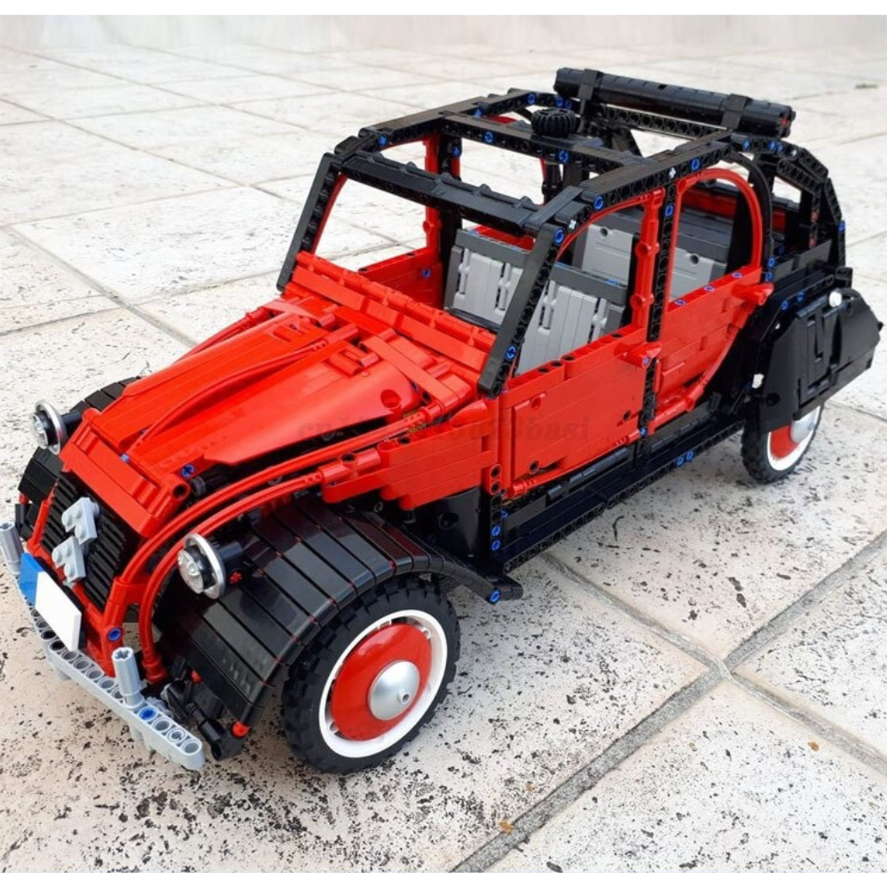 MOCBRICKLAND MOC-2909 Citroen 2CV Charleston Convertible Model