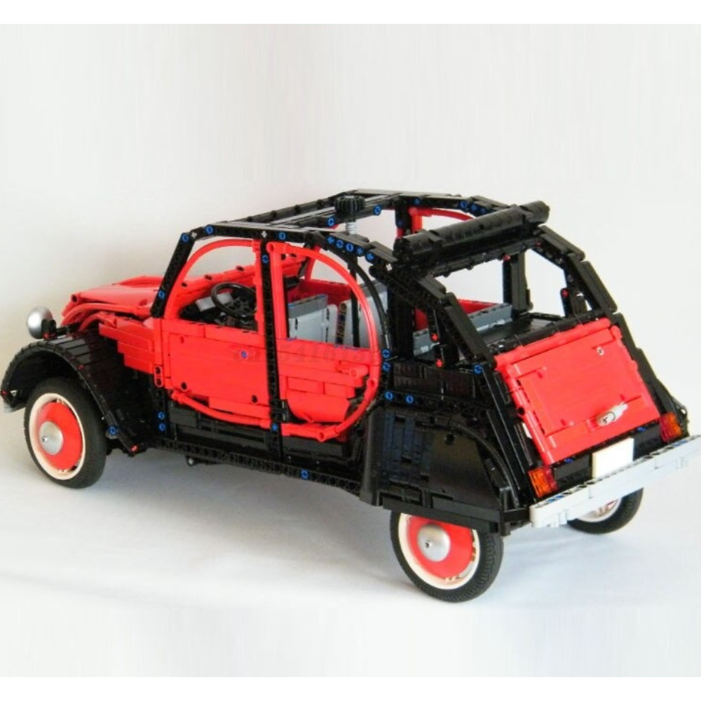 MOCBRICKLAND MOC-2909 Citroen 2CV Charleston Convertible Model