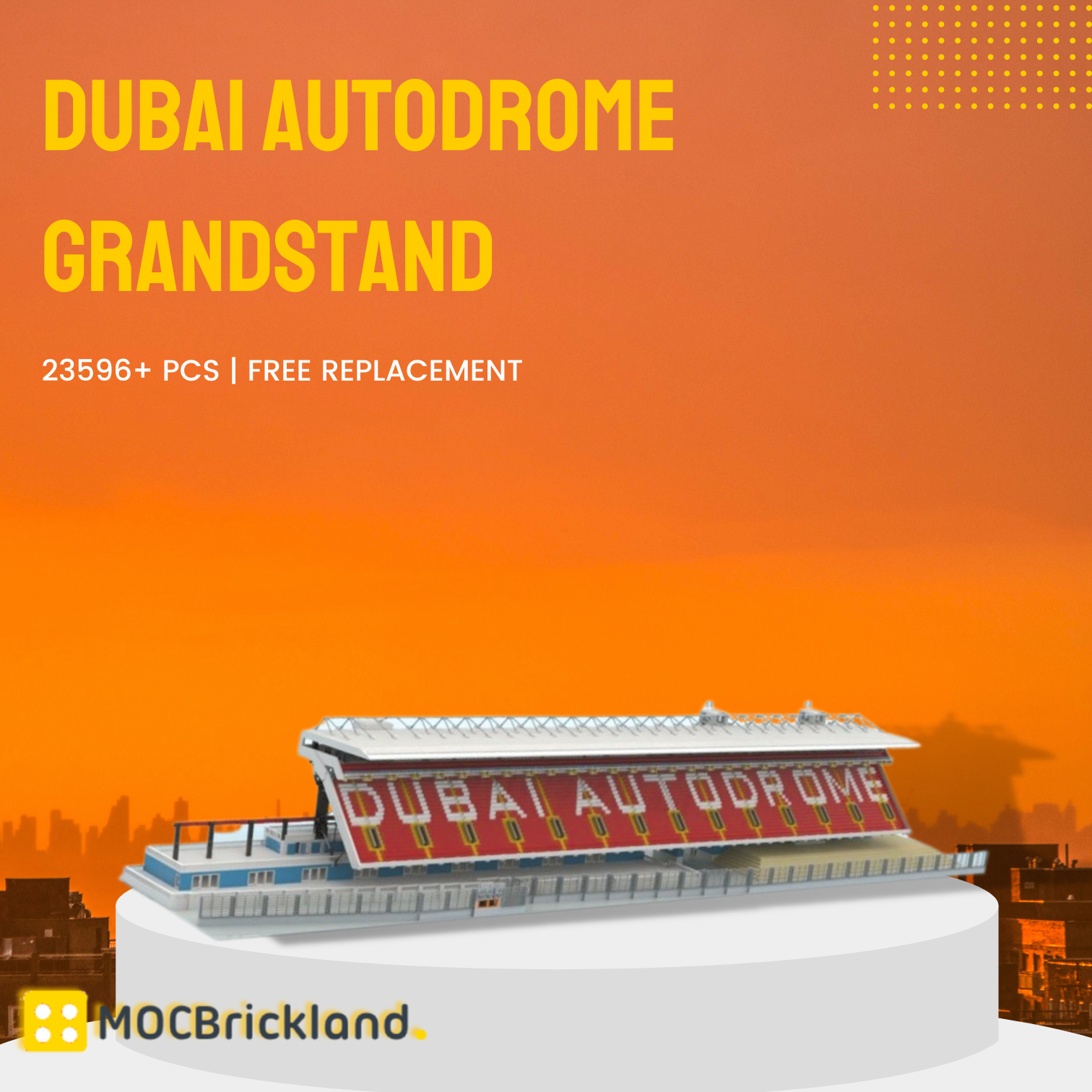 MOCBRICKLAND MOC-127721 Dubai Autodrome Grandstand