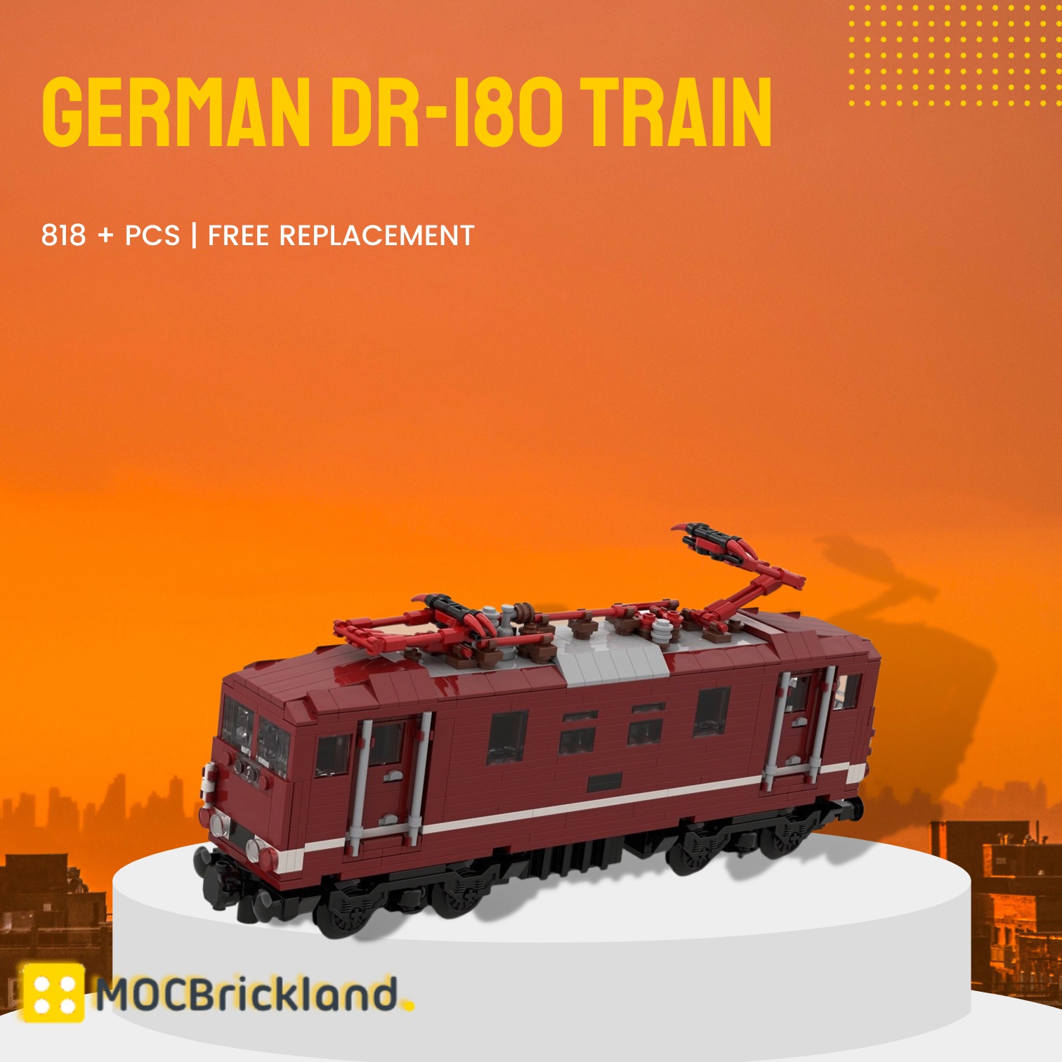 German Dr 180 Train Moc 89521