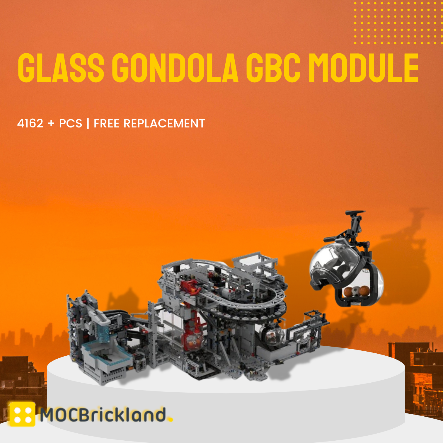 MOCBRICKLAND MOC-67702 Glass Gondola GBC Module