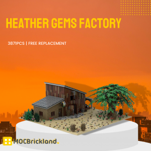 Heather Gems Factory Train Scene Moc 84949
