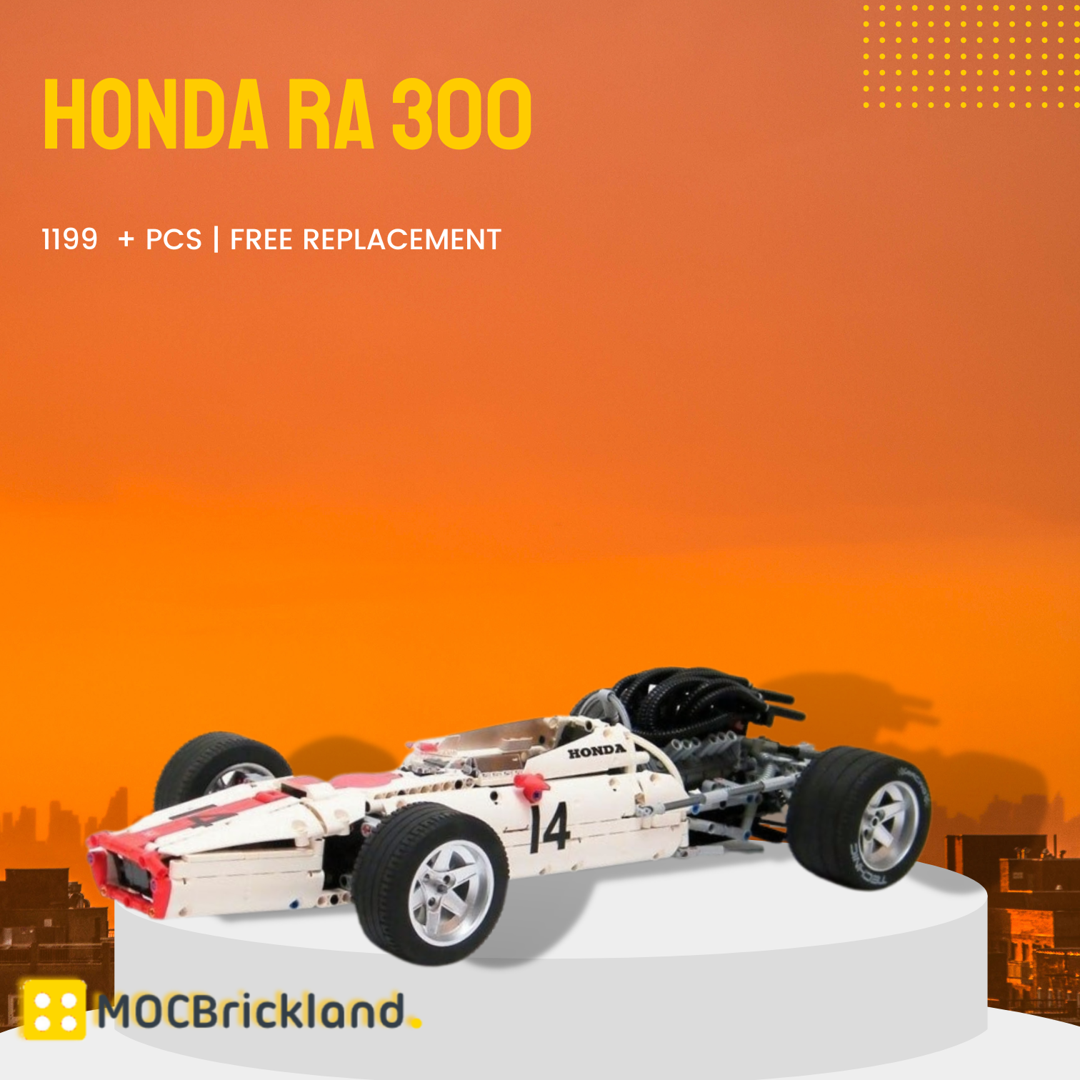 MOCBRICKLAND MOC-2803 Honda RA 300