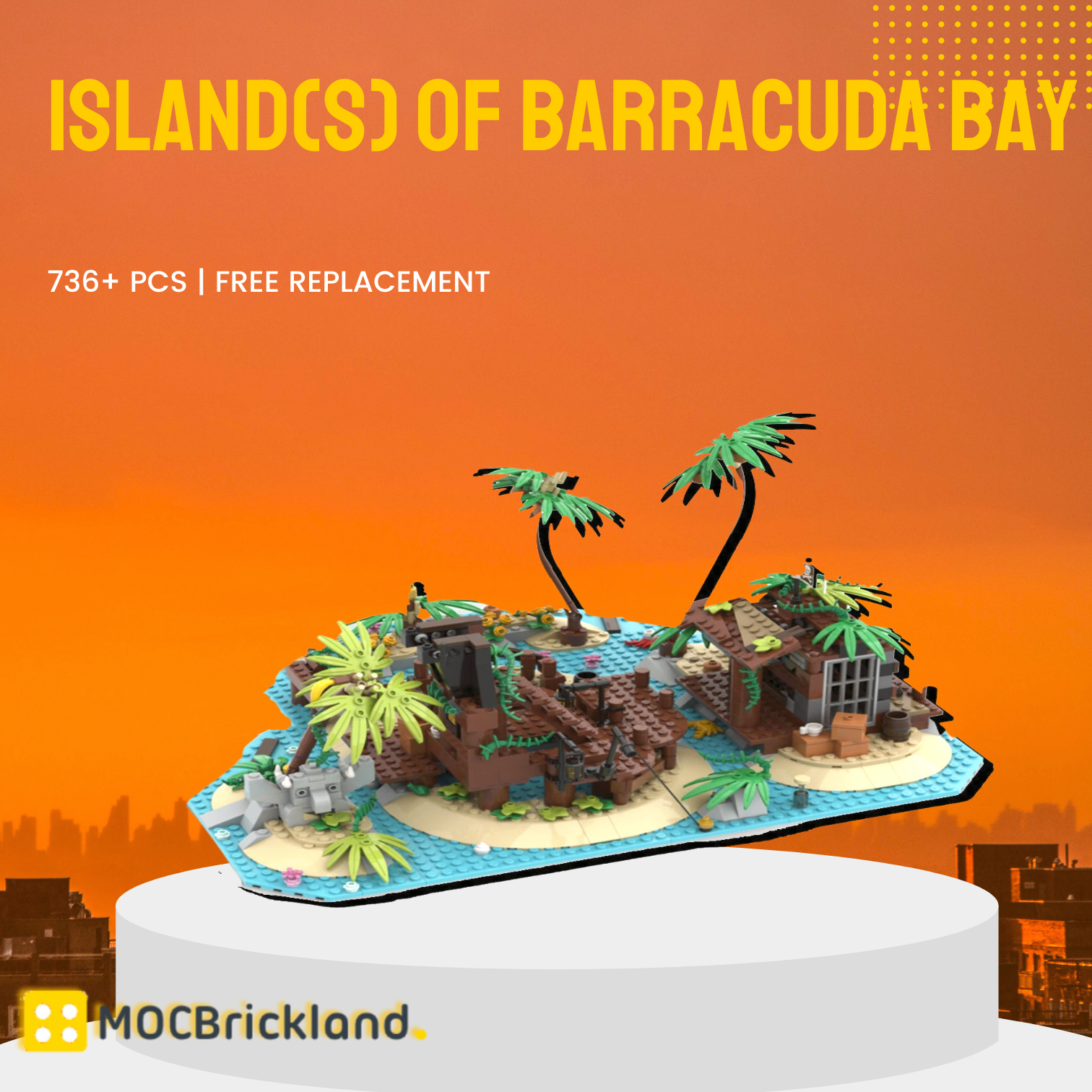 MOCBRICKLAND MOC-117866 Island(s) of Barracuda Bay 21322 Alt. Build
