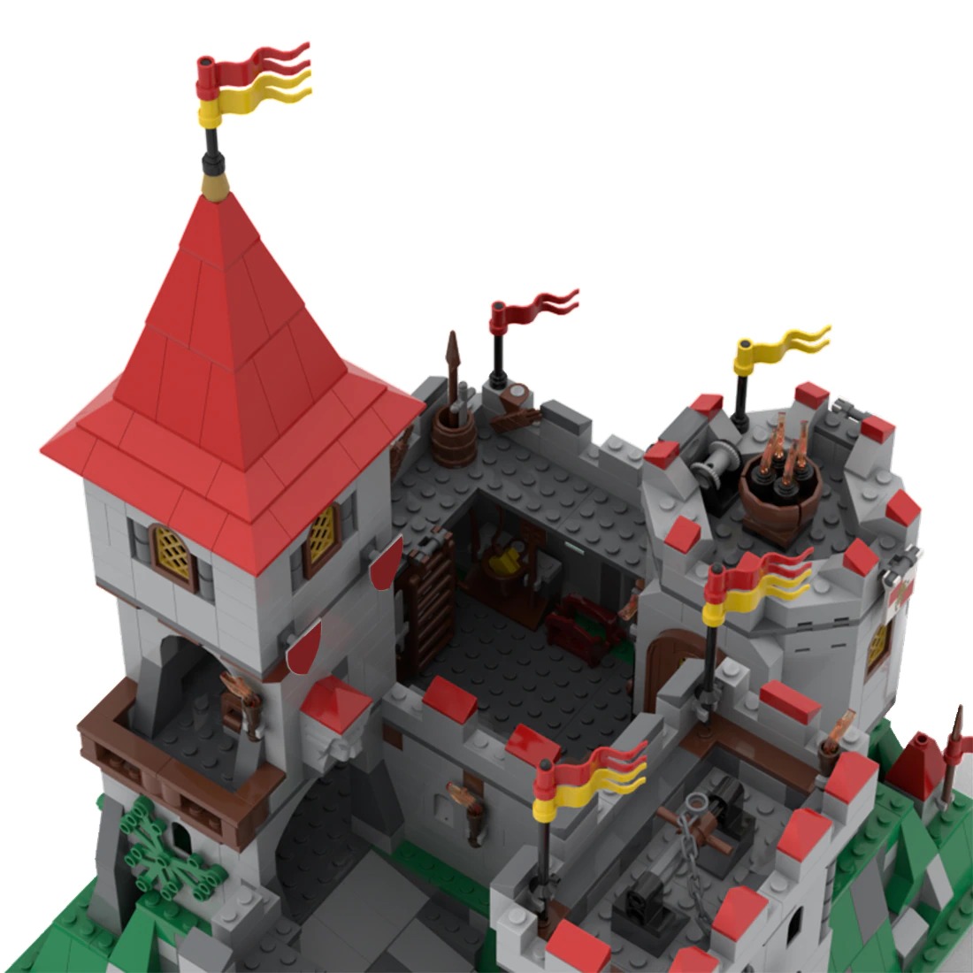 MOCBRICKLAND MOC-102994 King’s Mountain Castle from 7946