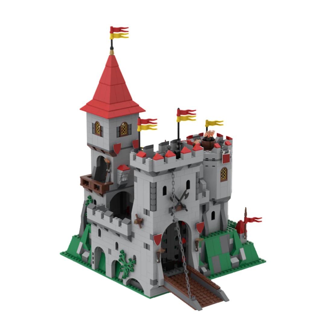 MOCBRICKLAND MOC-102994 King’s Mountain Castle from 7946