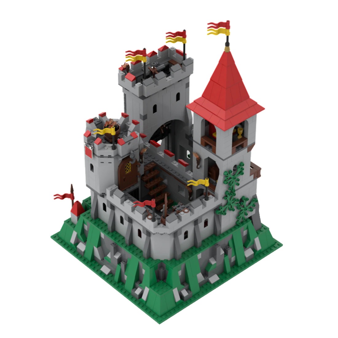 MOCBRICKLAND MOC-102994 King’s Mountain Castle from 7946
