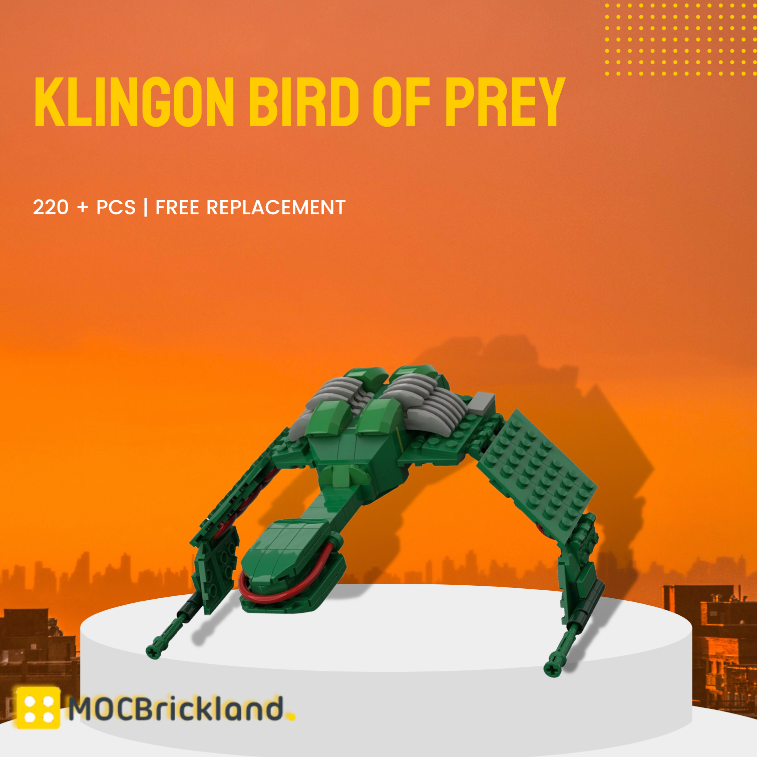 MOCBRICKLAND MOC-112630 Klingon Bird of Prey