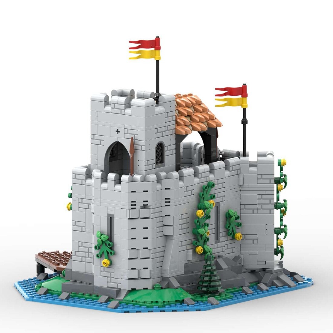 Lion Knights' Outpost Moc 128617 5