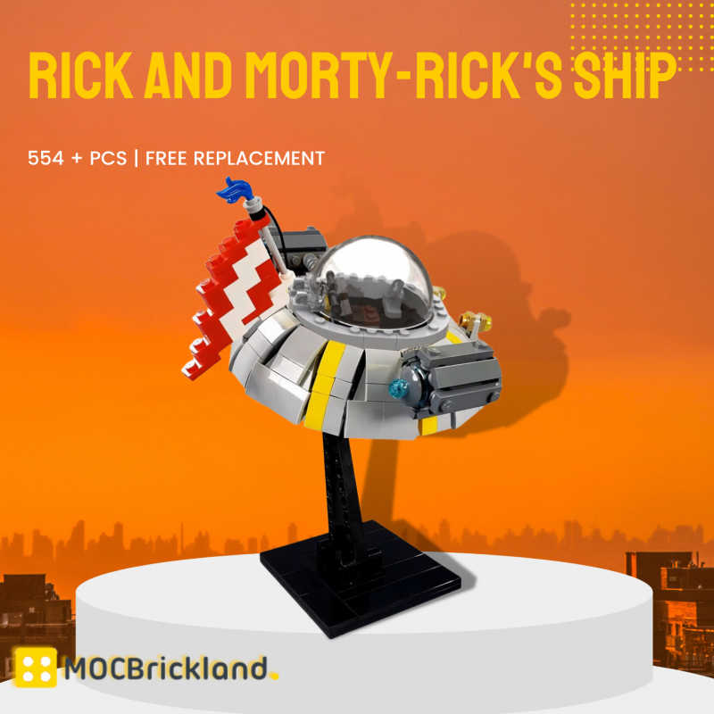 MOCBRICKLAND MOC-89529 Rick and Morty-Rick’s Ship