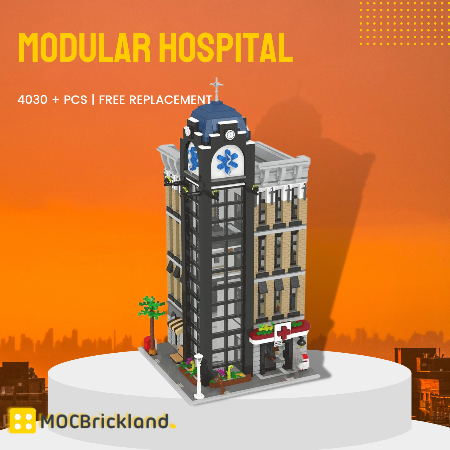 MOCBRICKLAND MOC-117753 MODULAR HOSPITAL