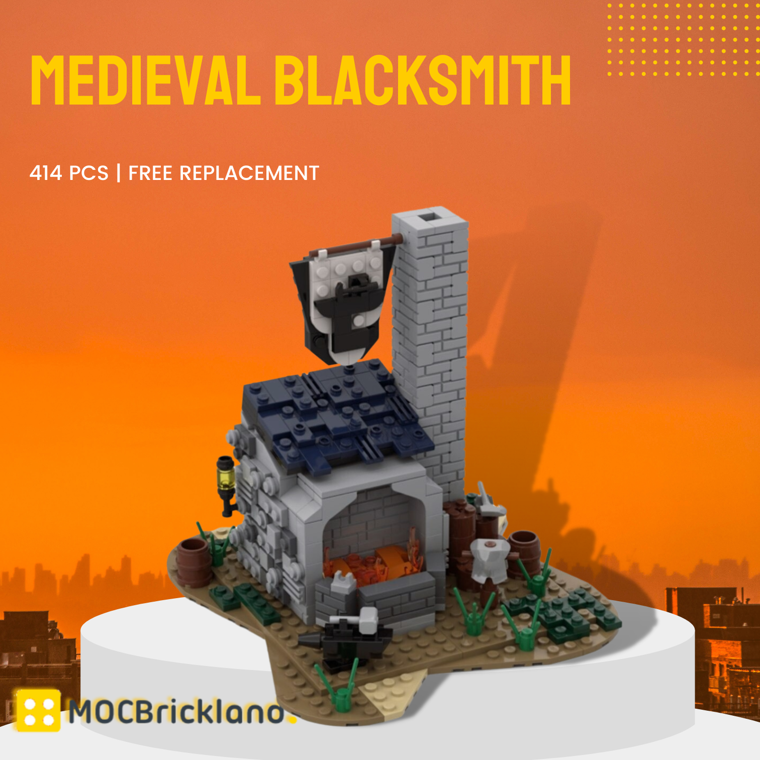 Medieval Blacksmith Moc 63750
