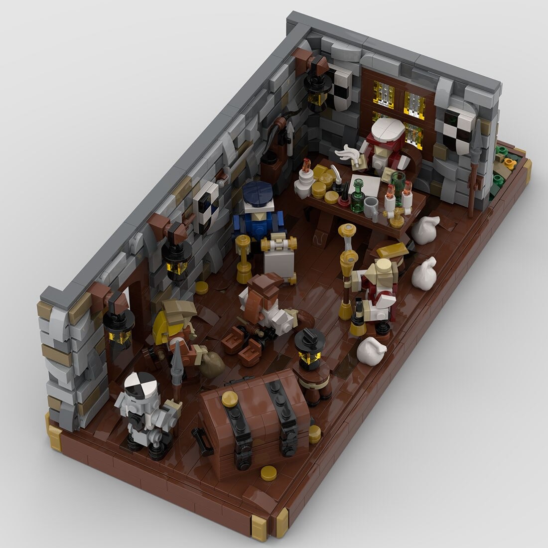 MOCBRICKLAND MOC-108371 Medieval Taxes Paid To The Count And The Church
