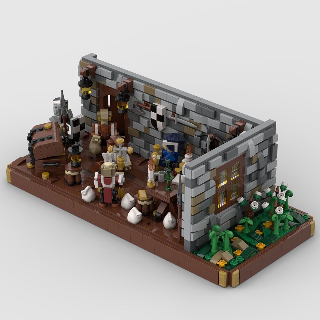 MOCBRICKLAND MOC-108371 Medieval Taxes Paid To The Count And The Church