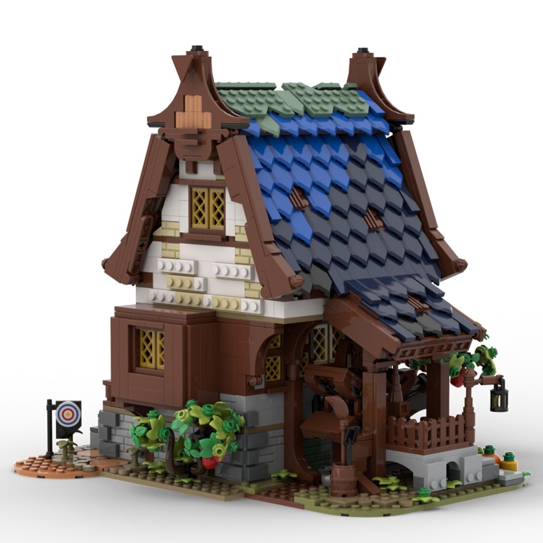 MOCBRICKLAND MOC-82443 Medieval Water Mill