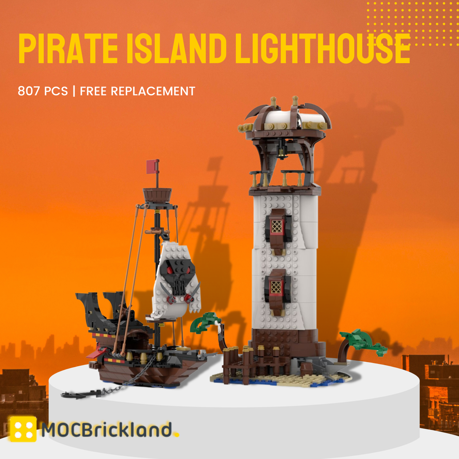 MOCBRICKLAND MOC-84541 Pirate Island Lighthouse