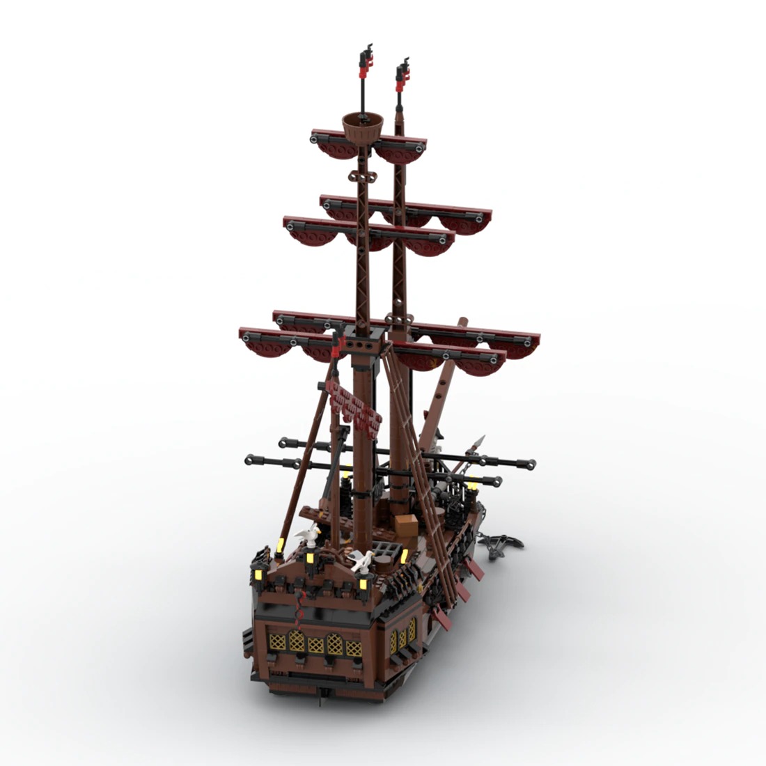 MOCBRICKLAND MOC-116561 Port Sauvage: Loup de Mer Pirate Ship