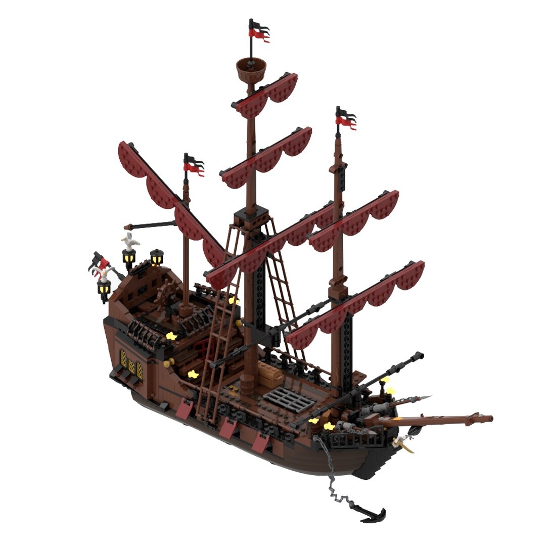 MOCBRICKLAND MOC-116561 Port Sauvage: Loup de Mer Pirate Ship