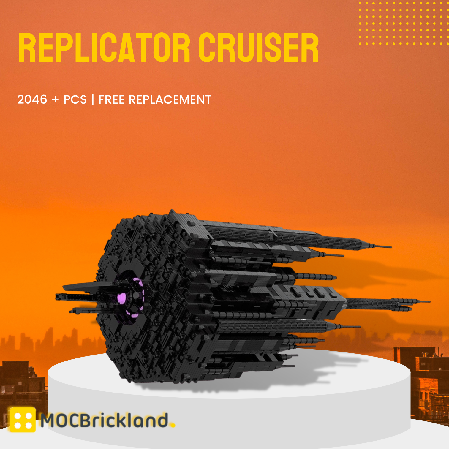 MOCBRICKLAND MOC-125965 Replicator Cruiser
