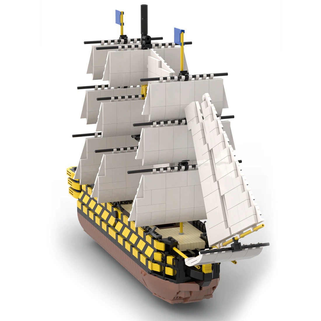 Royal Navy Hms Victory Medieval Warship Moc 52315 4