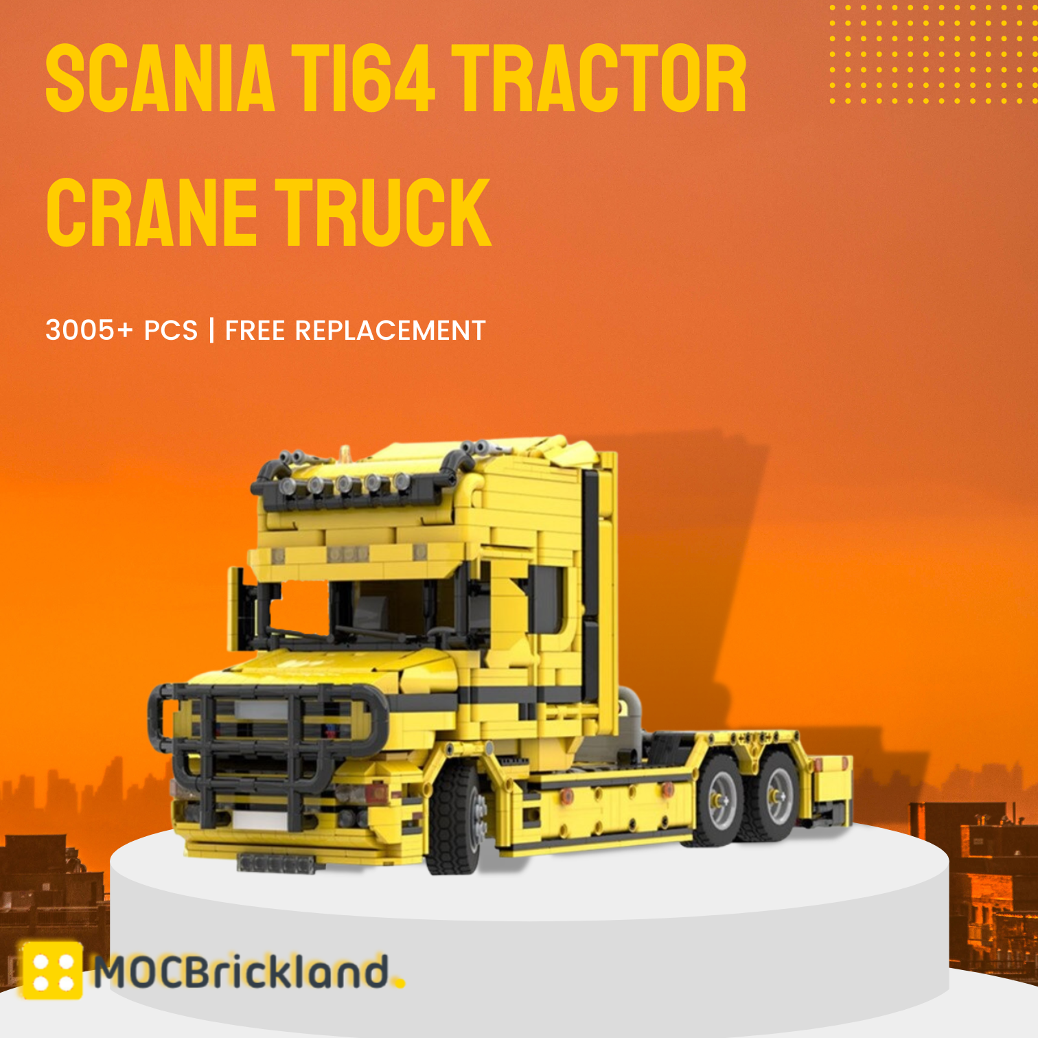 Scania T164 Tractor Crane Truck Moc 126132 1