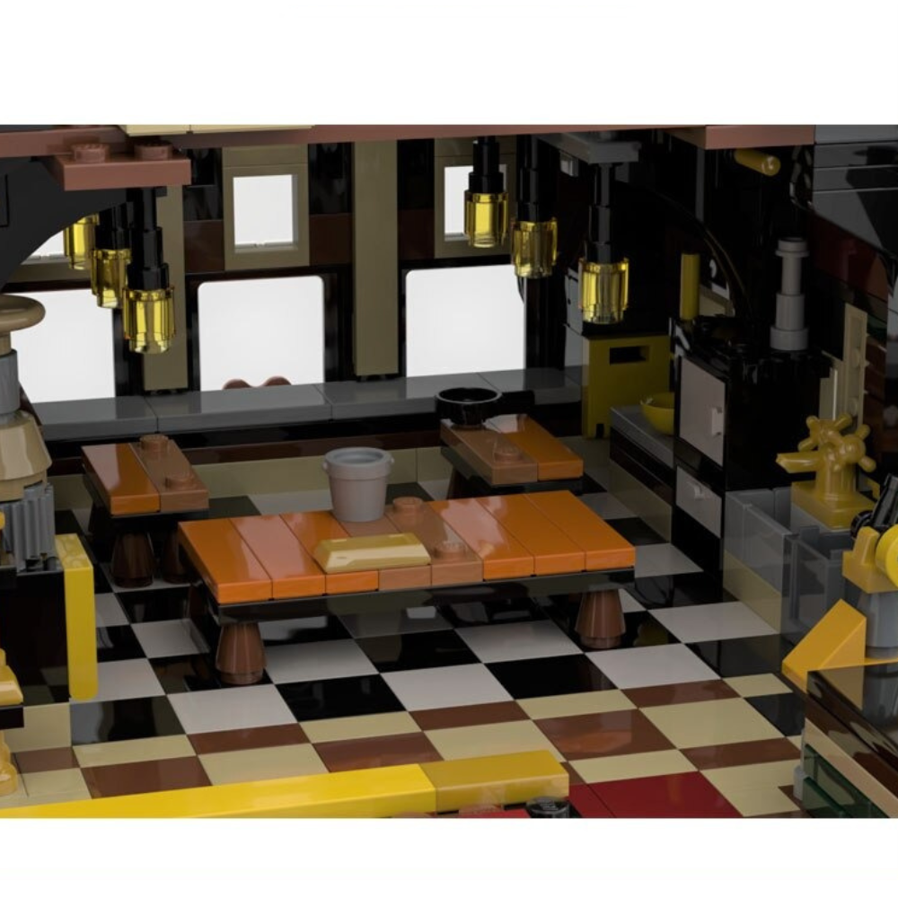 MOCBRICKLAND MOC-125351 Snow Peak Sweets Factory And Lounge