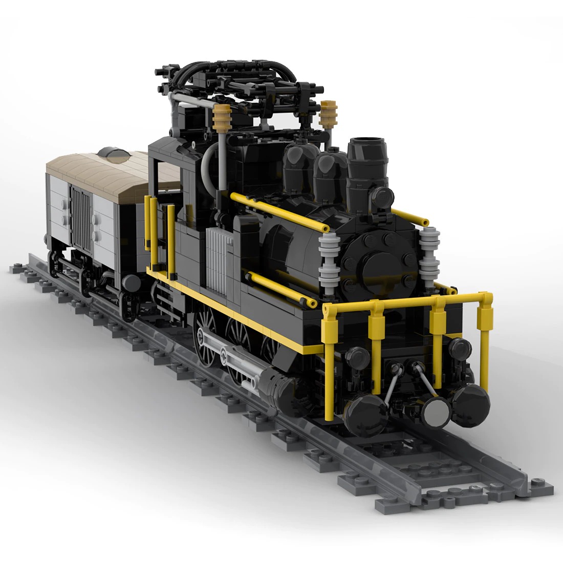 MOCBRICKLAND MOC-58561 Swiss Electrified Steam Locomotive