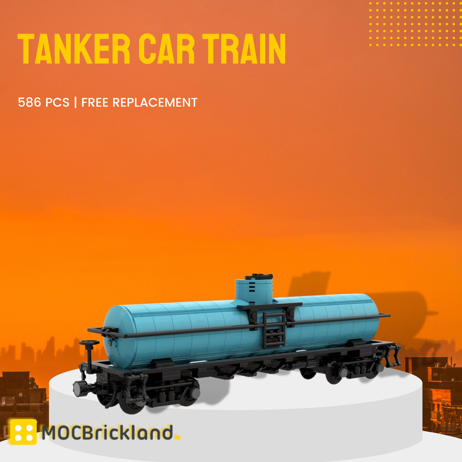 Tanker Car Train Moc 53458 Tanker Car Train Moc 53458