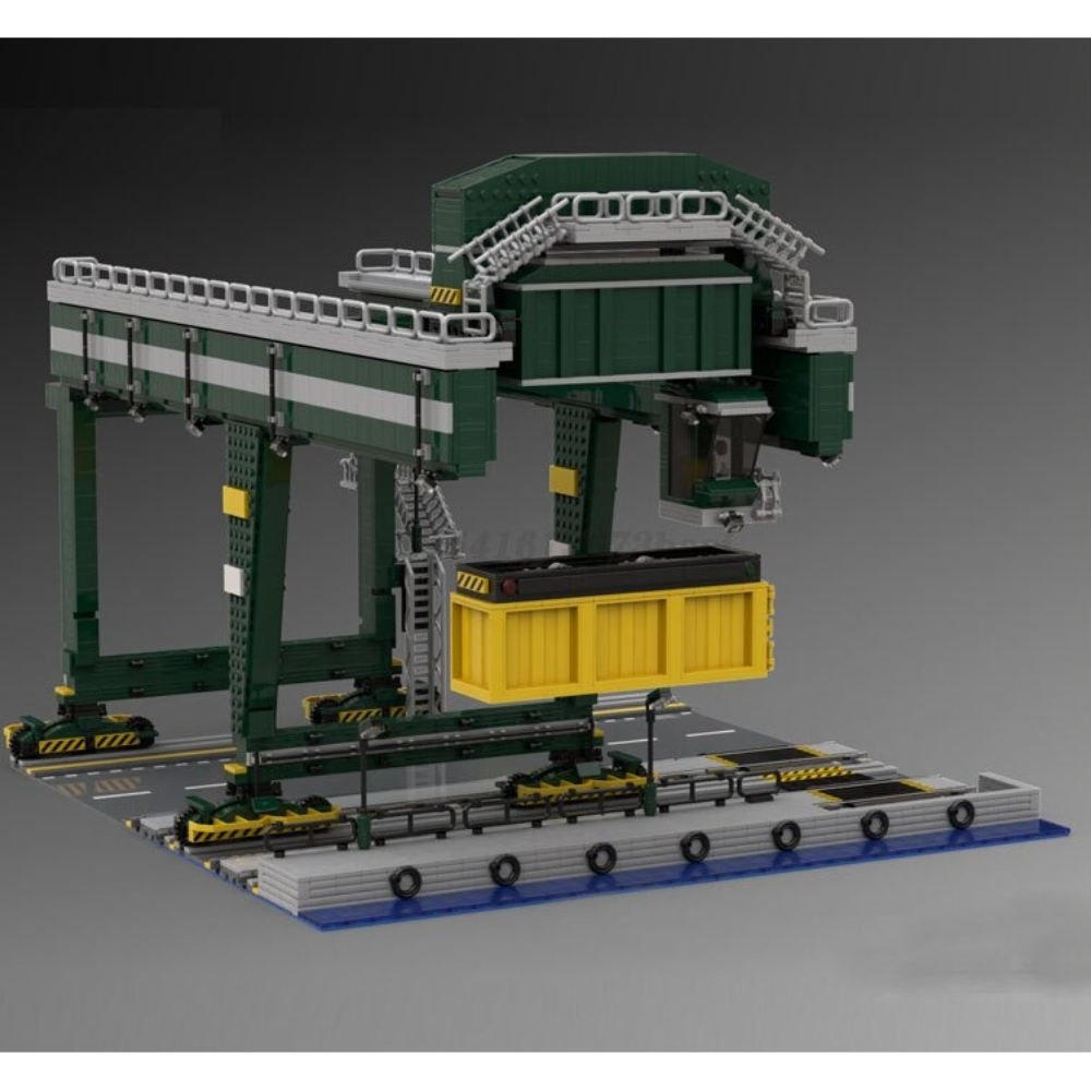 MOCBRICKLAND MOC-72094 Train Container Crane