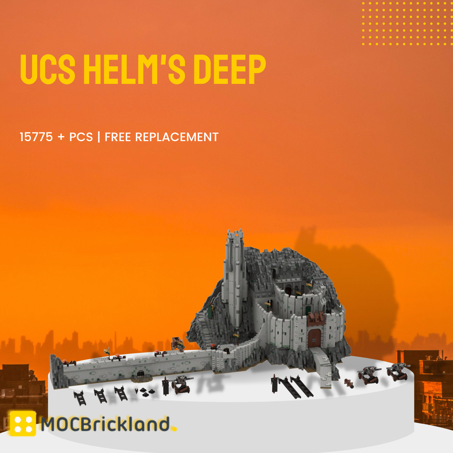 MOCBRICKLAND MOC-38478 UCS Helm’s Deep