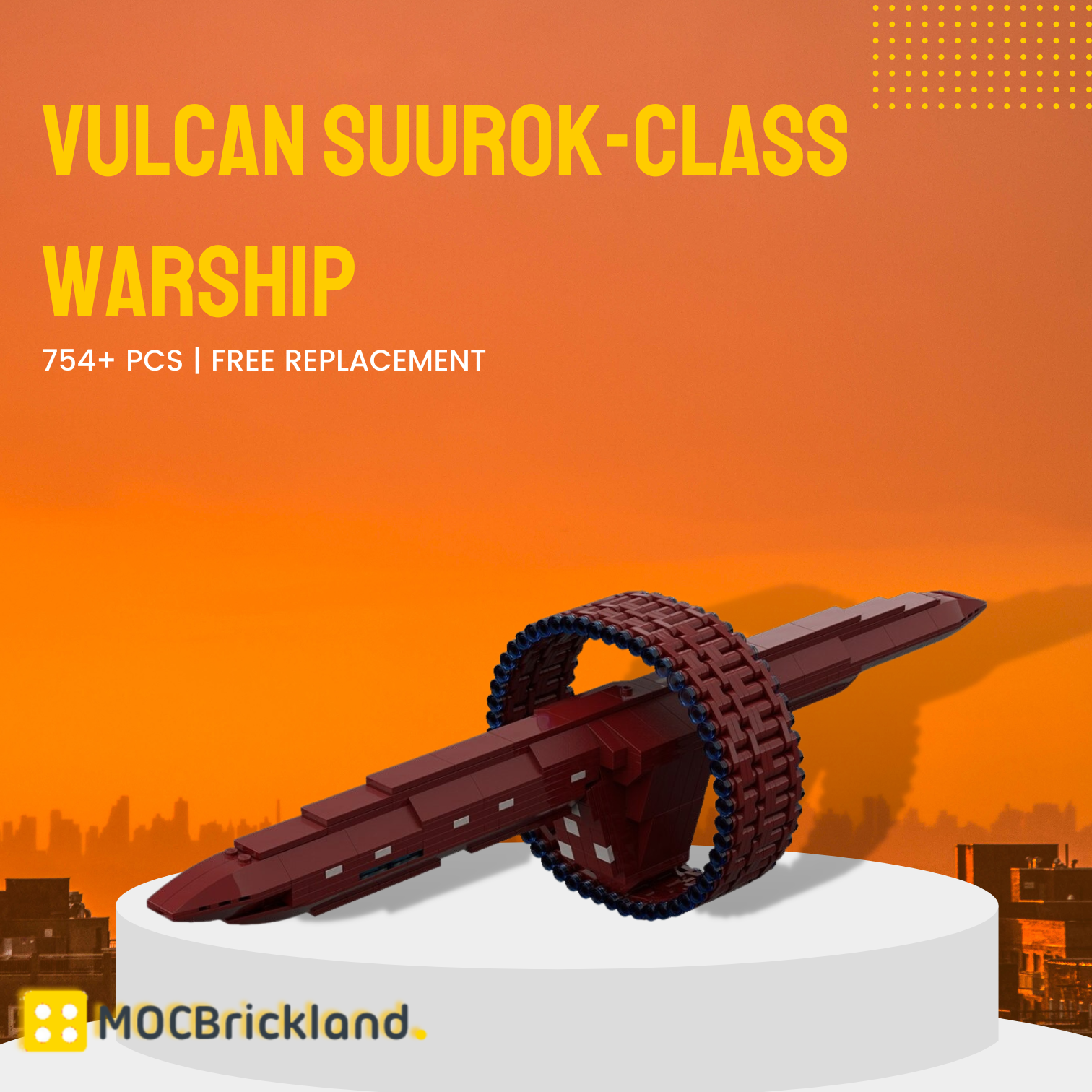 MOCBRICKLAND MOC-112806 Vulcan Suurok-Class Warship