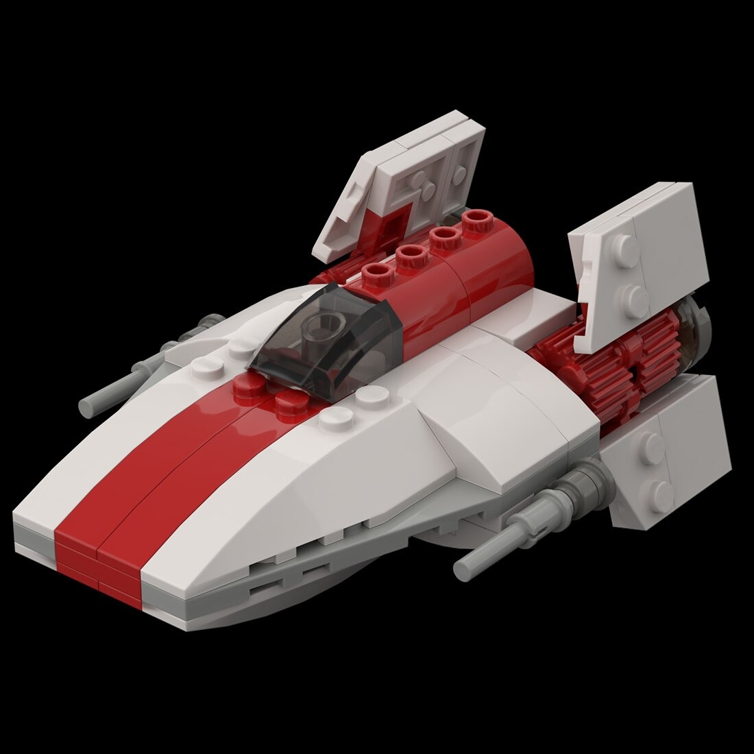 MOCBRICKLAND MOC-79097 Rebel A-Wing Microfighter