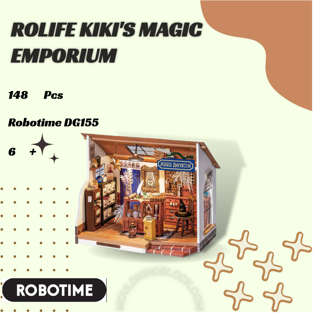 Kiki's Magic Emporium Magic Store Miniature With LED Lights DG155
