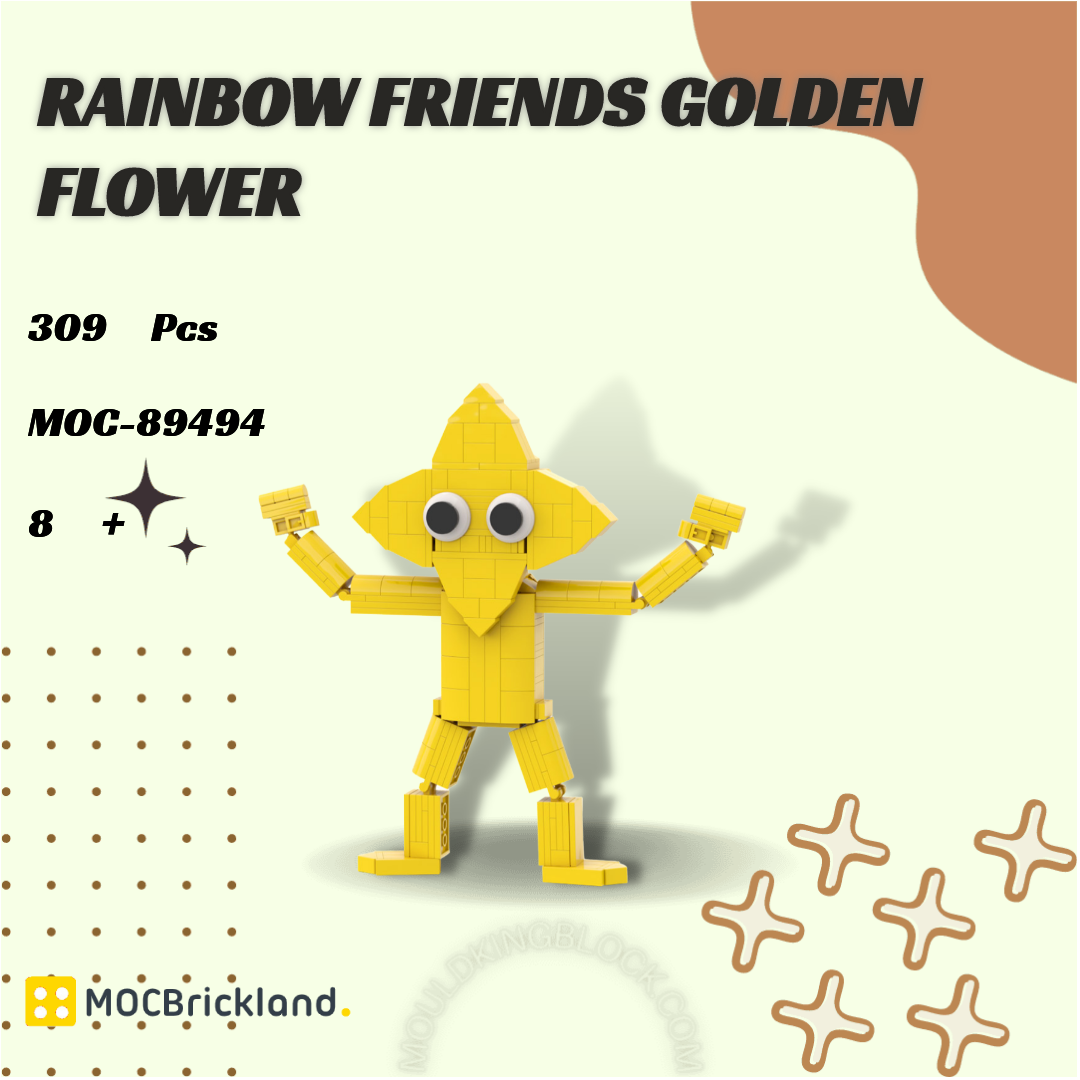 Creator MOC-89527 Rainbow Friends Yellow Flower MOCBRICKLAND - LEPIN™ Land  Shop