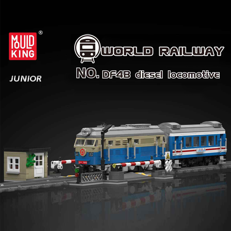 Mould King 12022 World Railway Df4b Diesel Locomotive Train 6.jpg