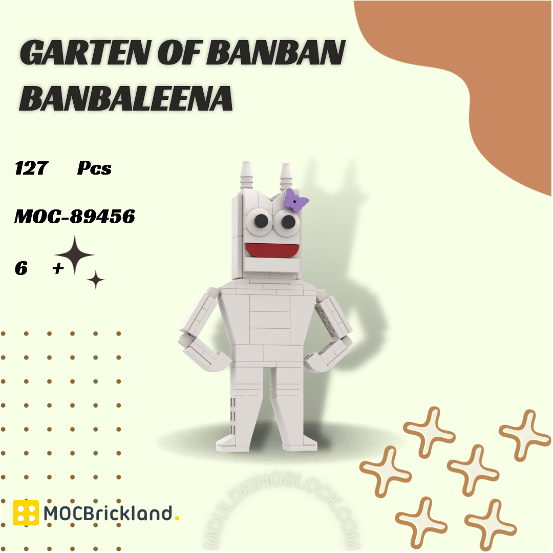 MOCBRICKLAND 89399 Garden Playset with Interactive Characters - Banban  Seline Toadster and Nabnab Building Block - MOULD KING™ Block - Official  Store