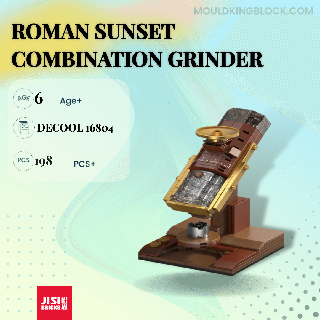 DECOOL / JiSi 16804 Roman Sunset Combination Grinder Building Block - MOULD  KING™ Block - Official Store