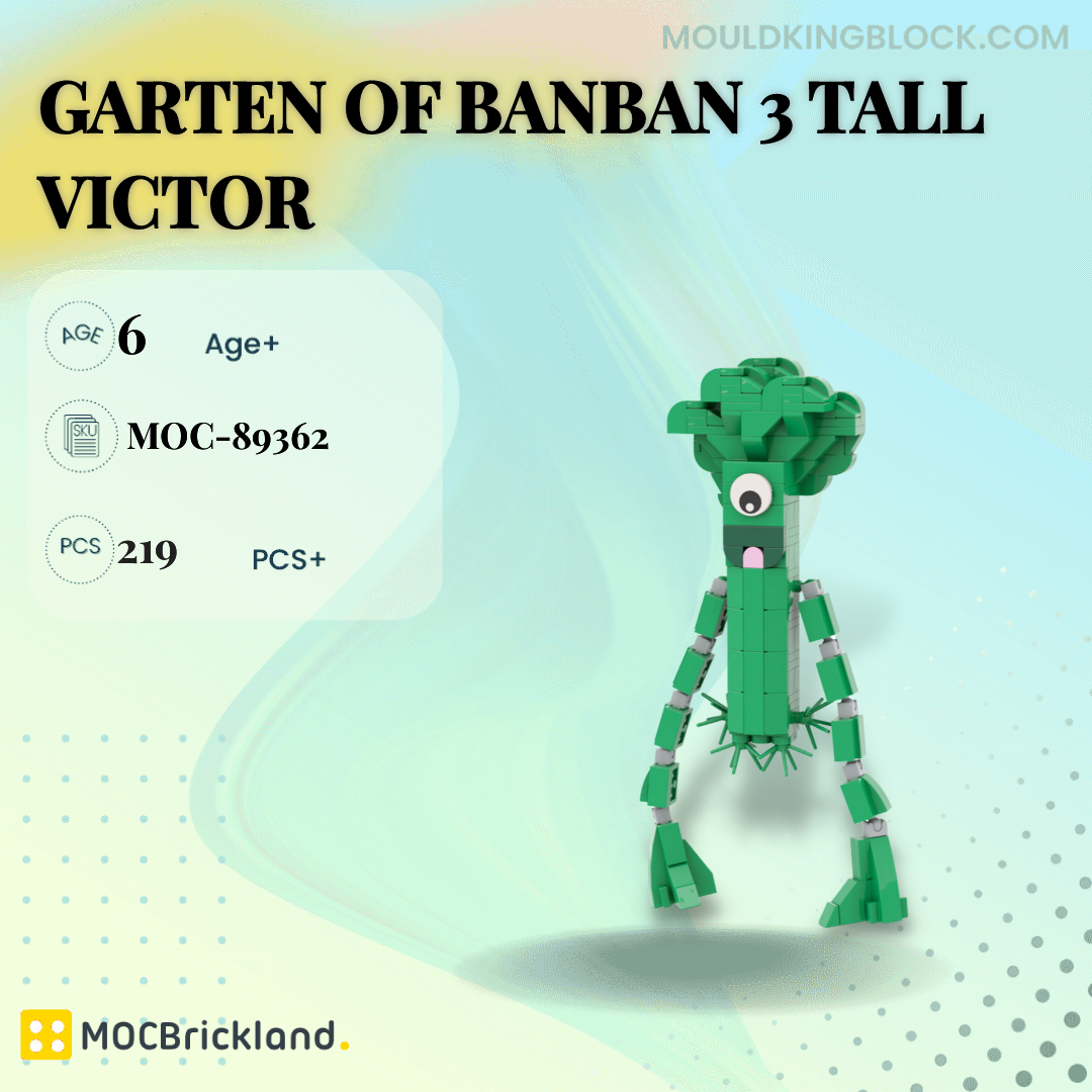 MOC Factory Movies and Games 89362 Garten of Banban 3 Tall Victor