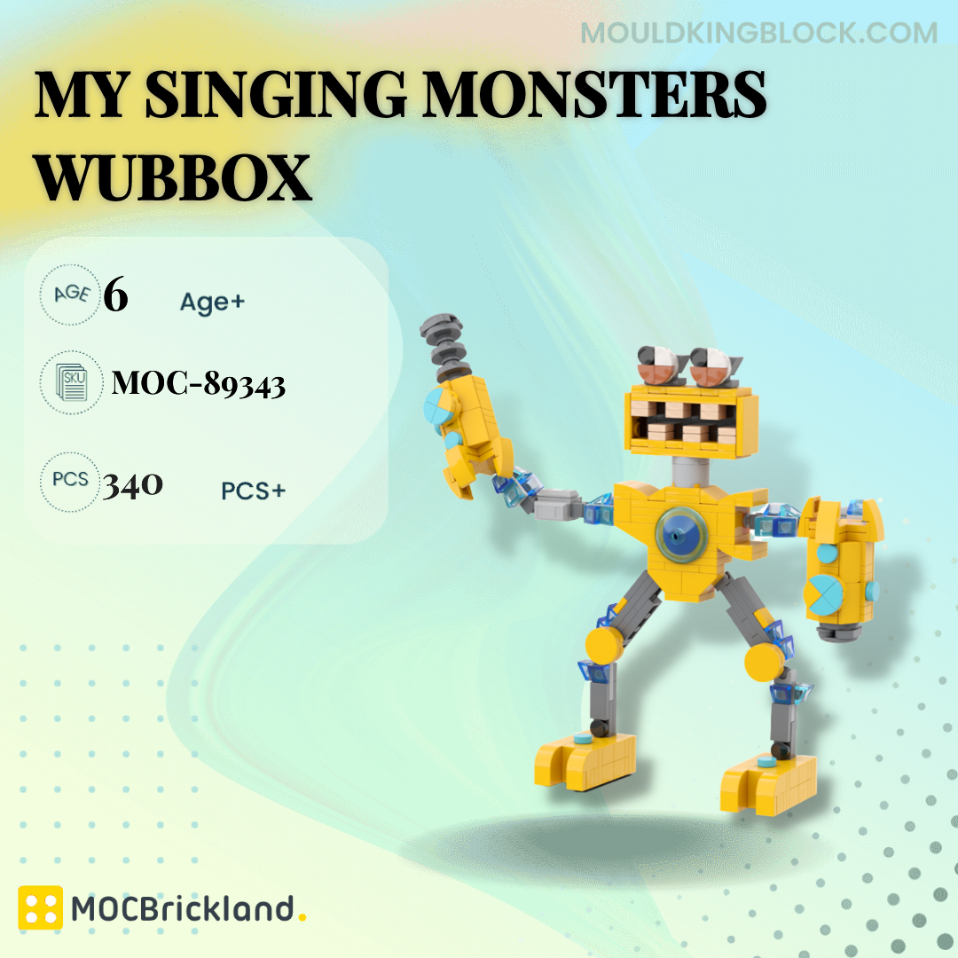 Movies and Games MOCBRICKLAND 89387 My Singing Monsters Wubbox
