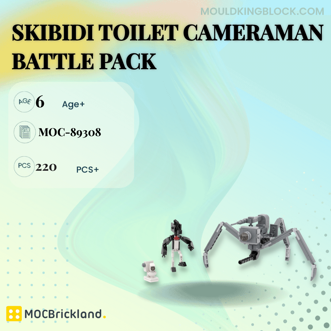 Skibidi Toilet G-Man Toilet MOCBRICKLAND 89301 Movies and Games with 196  Pieces - MOC Brick Land