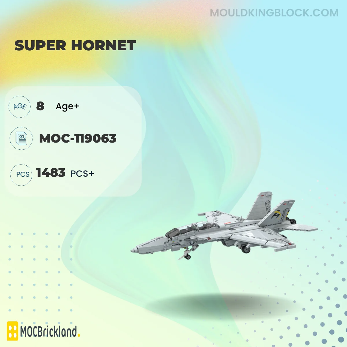 MOCBRICKLAND 119063 SUPER HORNET Building Block
