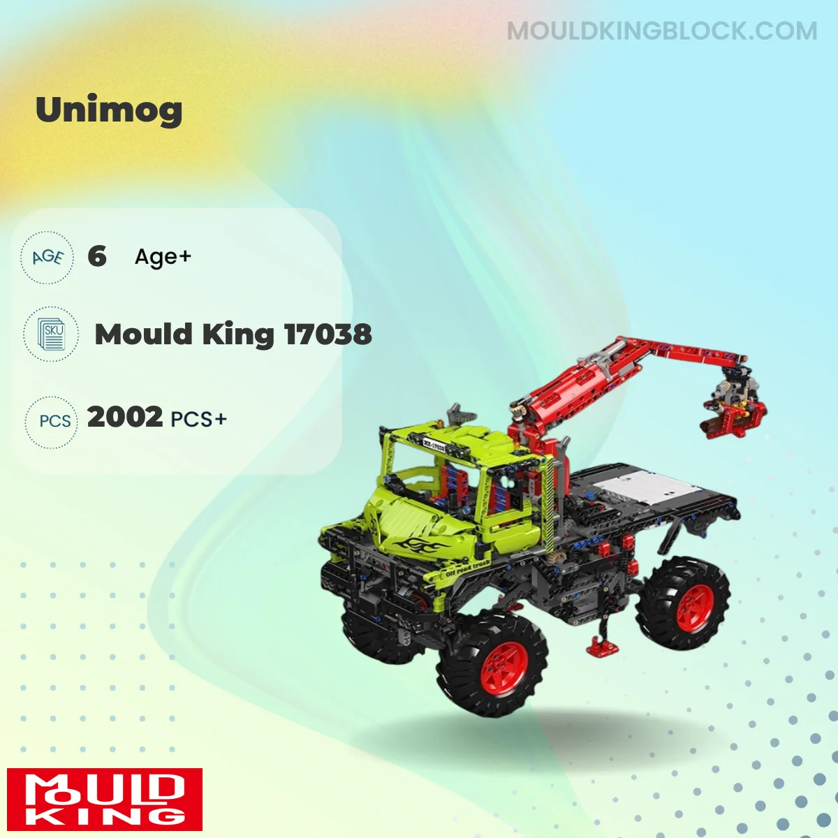 MOULD KING 17038 Unimog Building Block