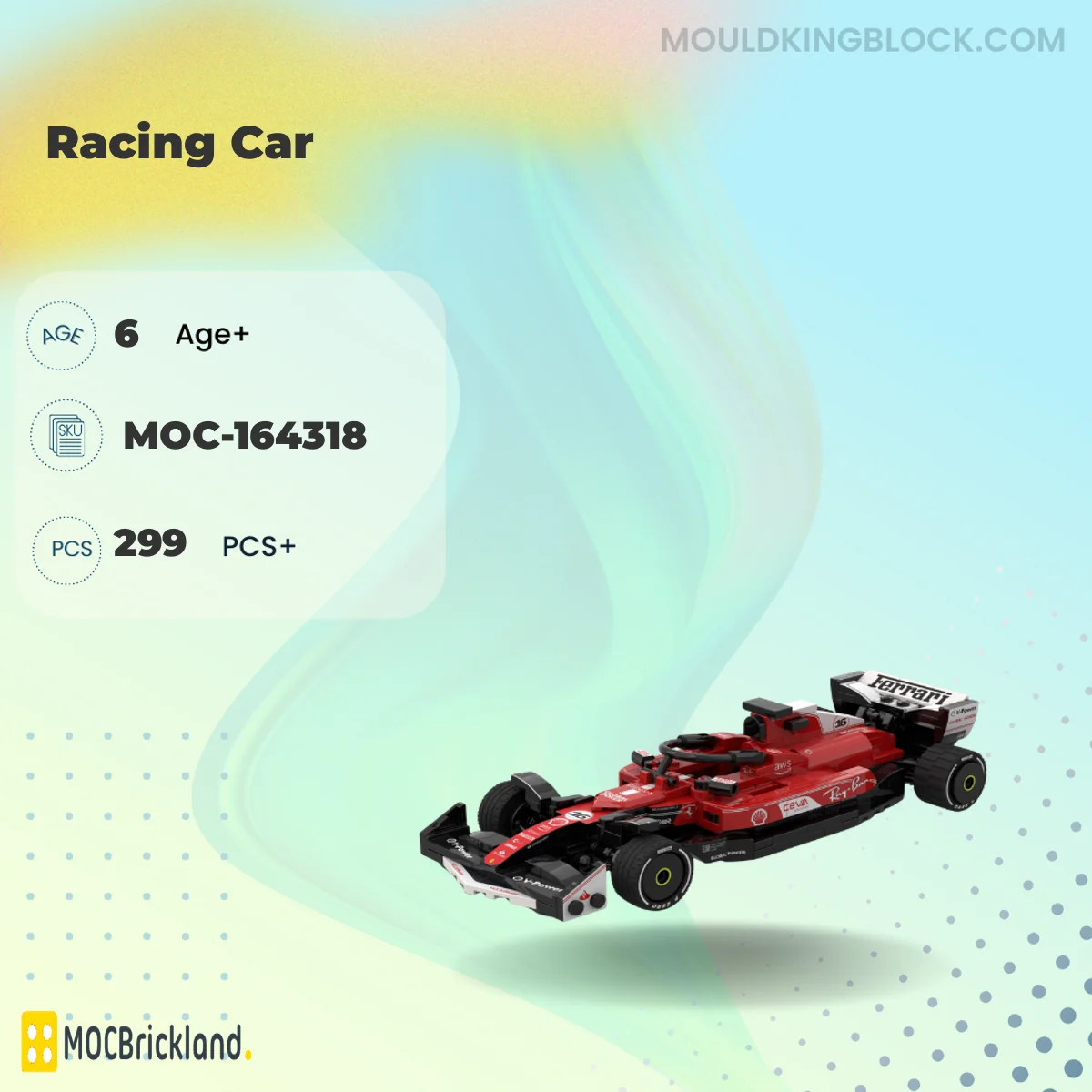 MOCBRICKLAND 164318 Racing Car Building Block