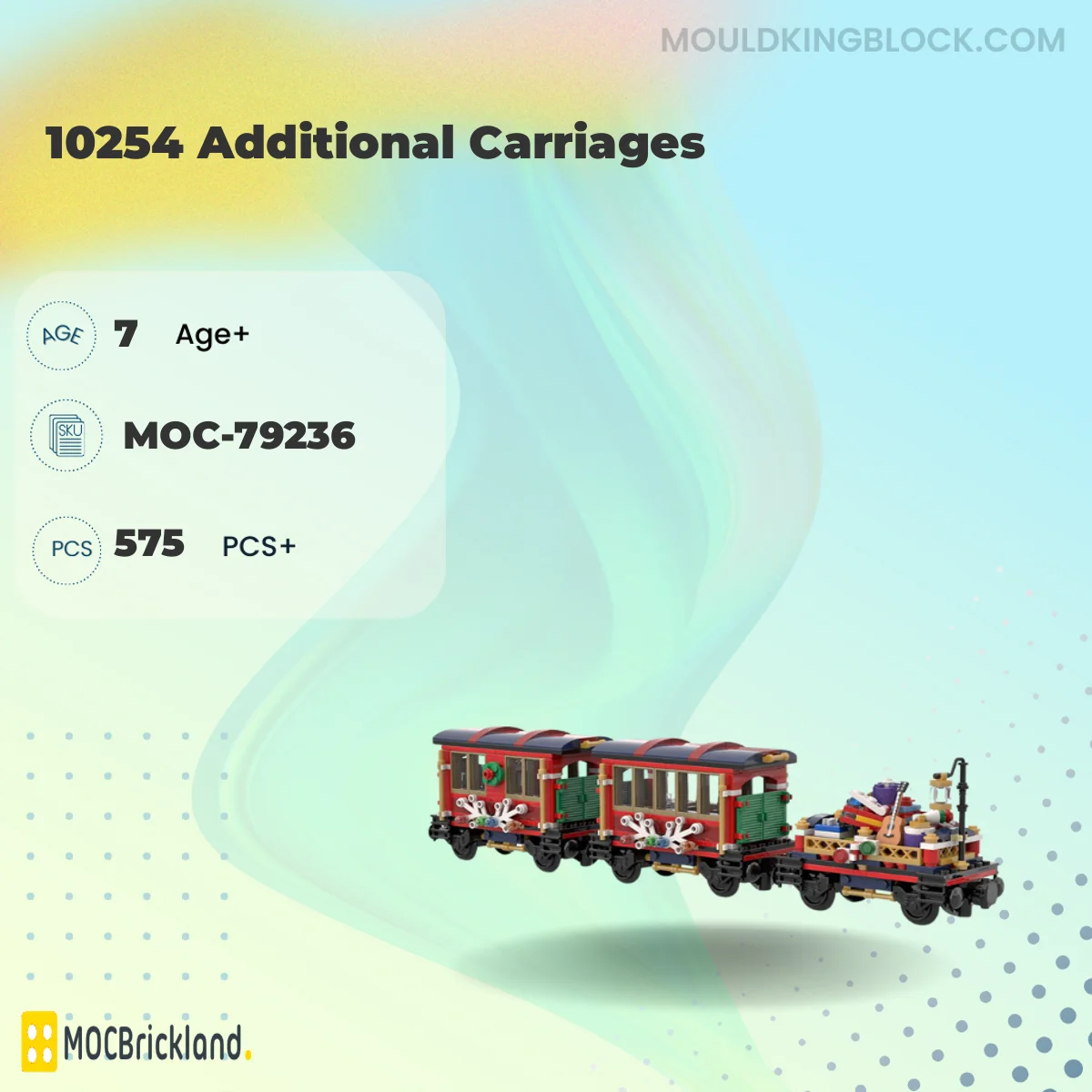 MOCBRICKLAND 79236 10254 Additional Carriages Building Block