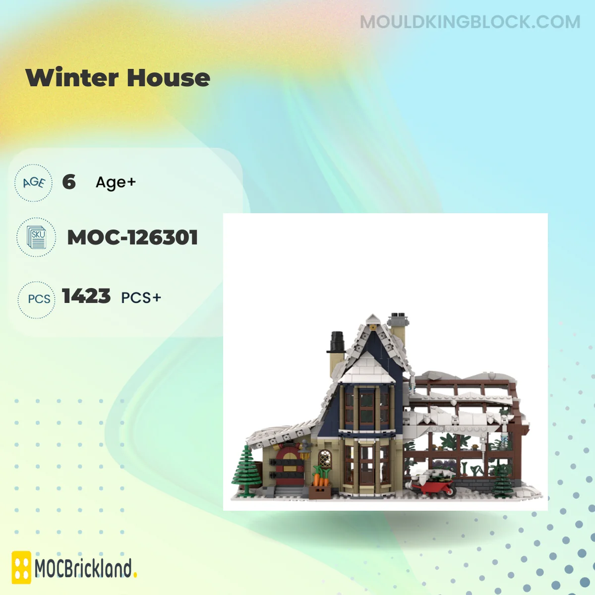 MOCBRICKLAND 126301 Winter House Building Block