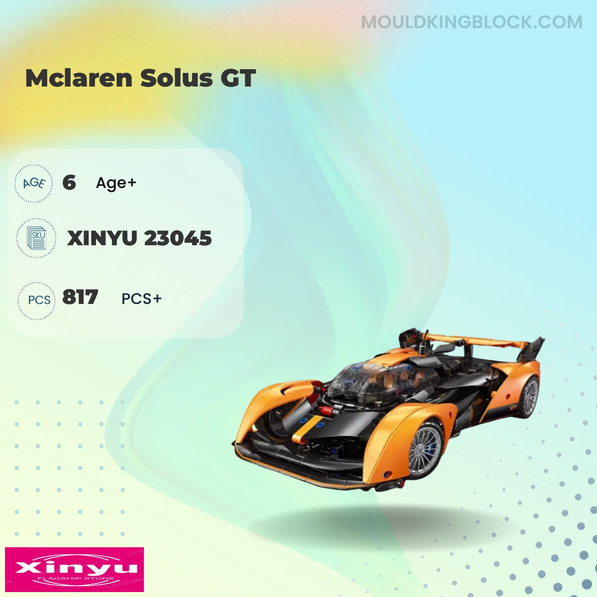 XINYU 23045 Mclaren Solus GT Building Block