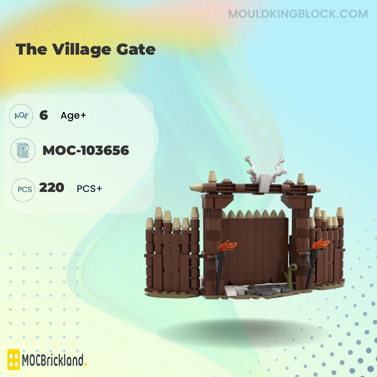MOCBRICKLAND 103656 The Village Gate Building Block